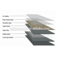 Personalizado de alta Qualidade 5mm Comercial Clique luxo LVT PVC Vinyl Flooring tile